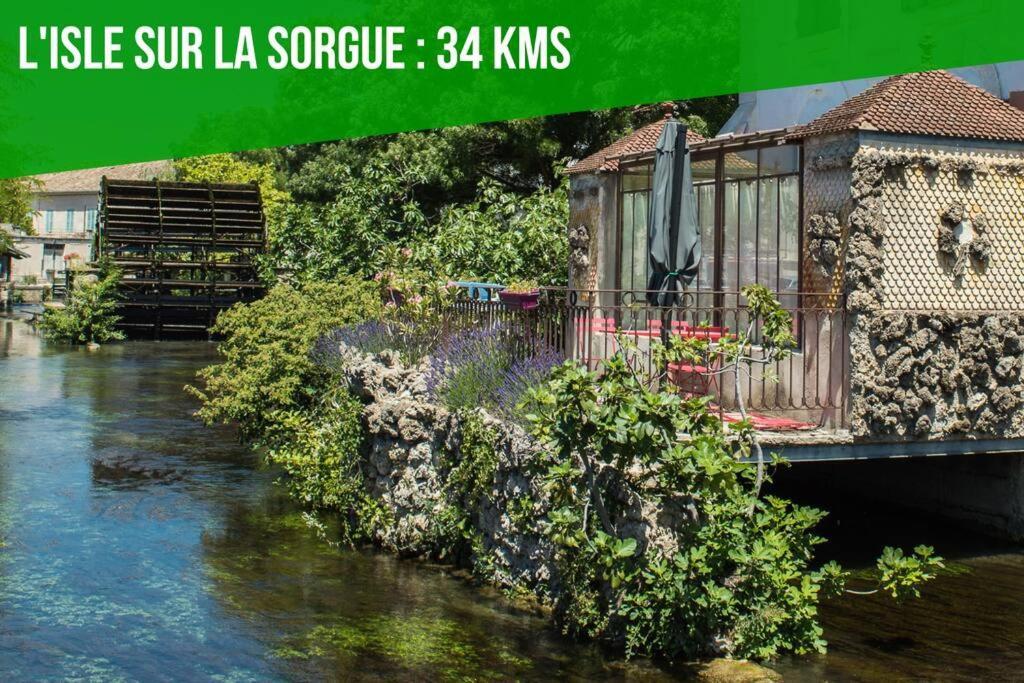 La Glycine - Parking Gratuit - Ac Clim - Cour Prive - Apartment Villeneuve-les-Avignon Bagian luar foto